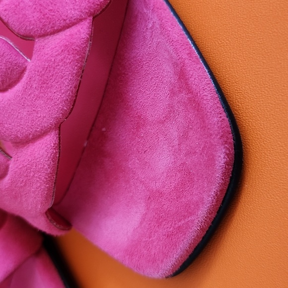 Hermès Gala 105 Sandals 37.5 Rose Vinicunca - Picture 9 of 14